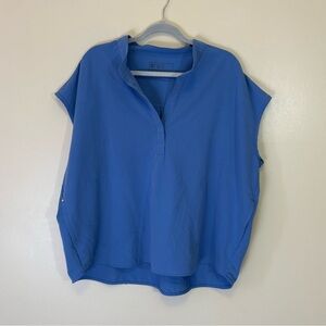 Figs Women's Royal Blue Blouse